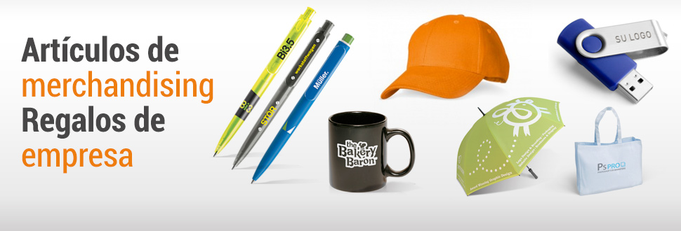 Art�culos de merchandising en Barcelona, regalos de empresa, detalles promocionales