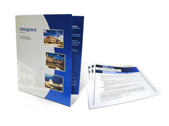 Dise�o de carpeta corporativa elegante