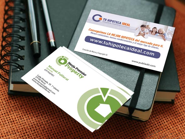 Dise�o de tarjetas profesionales