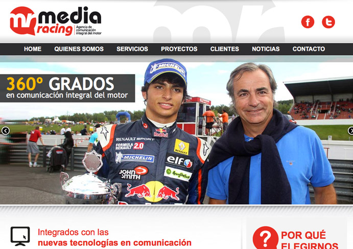 Diseño páginas web deportes 