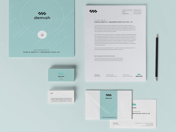 Diseño de papeleria corporativa empresa