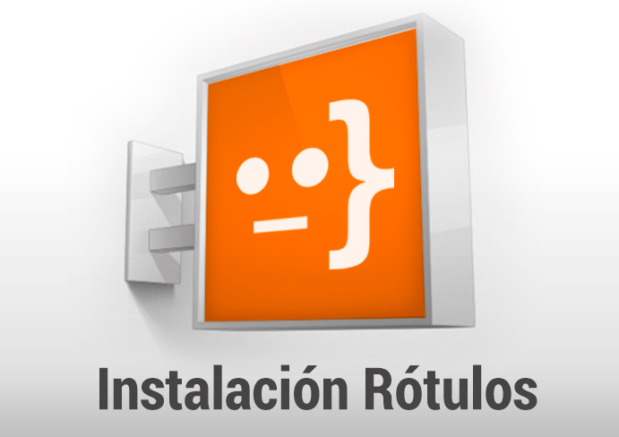 Instalación de rótulos en Barcelona, montaje de rótulos