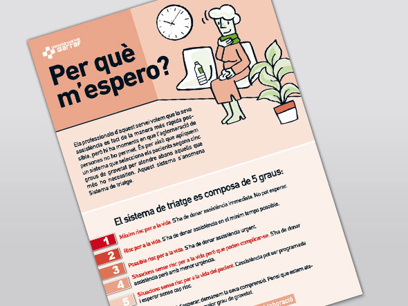 Dise�o carteles para hospitales barcelona