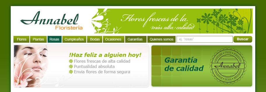 Dise�o web floristerias Barcelona