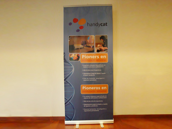Dise�os de expositores roll up en barcelona